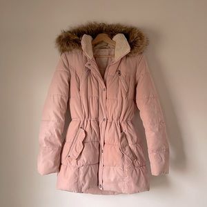 LONDON FOG Ballerina Pink Winter Parka